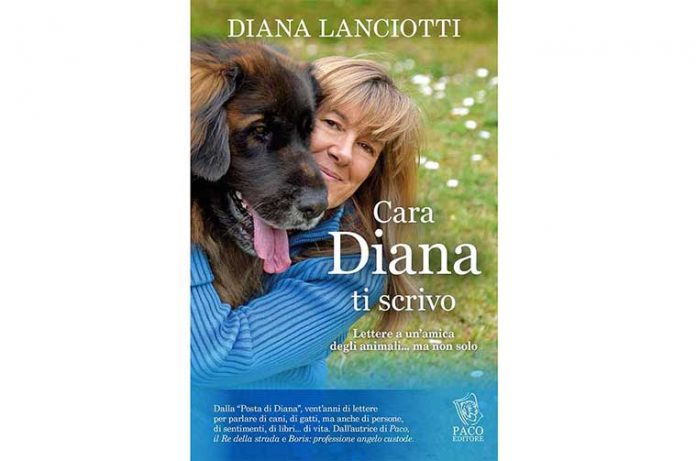 Diana Lanciotti con il libro cara Diana ti scrivo